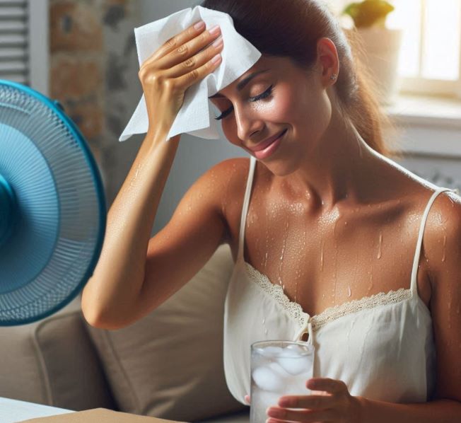 woman with Hyperhidrosis 2